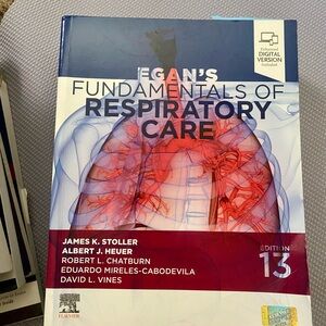 Egan's Fundamentals of Respiratory Care Textbook 13th Ed